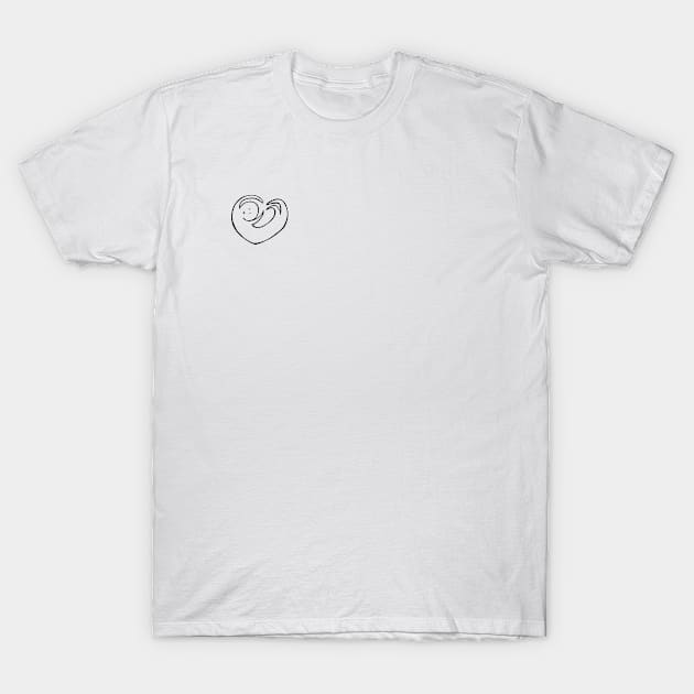 Maengoo Heart T-Shirt by maengoo